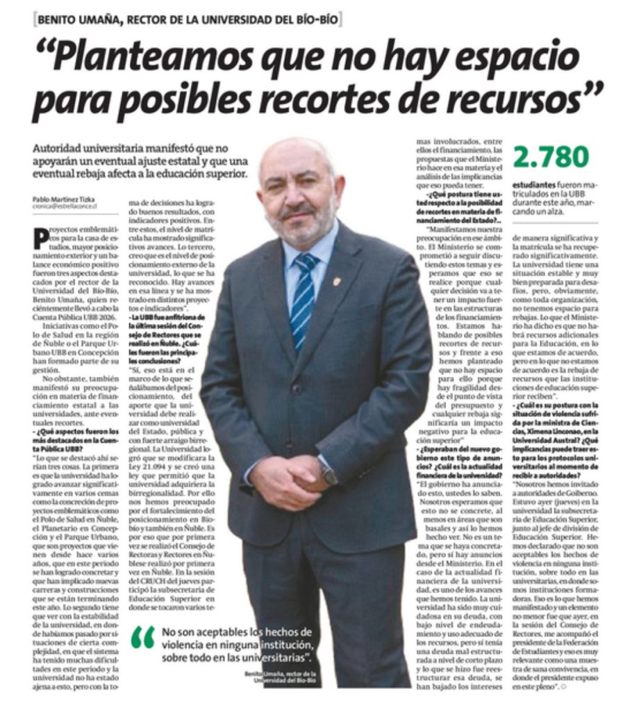 «Planteamos que no hay espacio para posibles recortes de recursos»