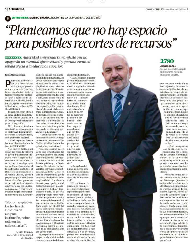 «Planteamos que no hay espacio para posibles recortes de recursos»